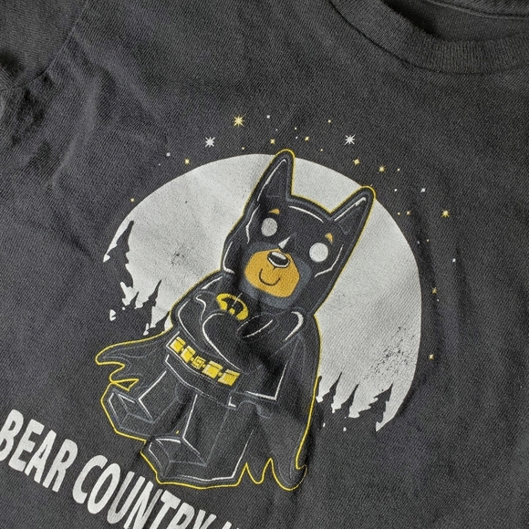 Bear Country U.S.A. Black Graphic Lego Batman T-Shirt Toddler Boy Size 3T - Picture 6 of 8